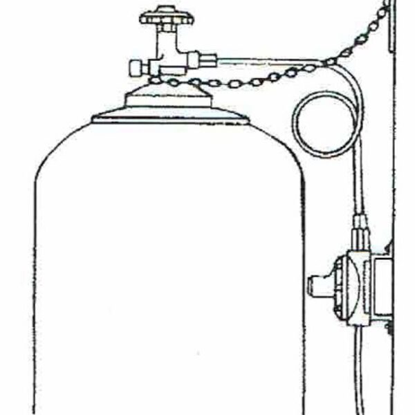 Replacing LPG change over regulator (supply to 2 x 45KG LPG bottles)