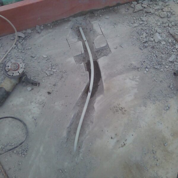 REPAIR OF DAMAGED UNDERFLOOR HEATING PIPE (Per location)